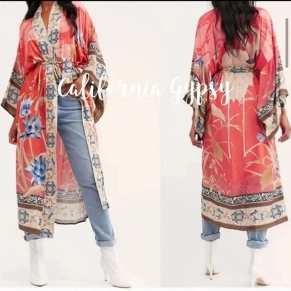 Coming Soon-New Bohemian Floral Kimono Duster - Picture 3 of 13